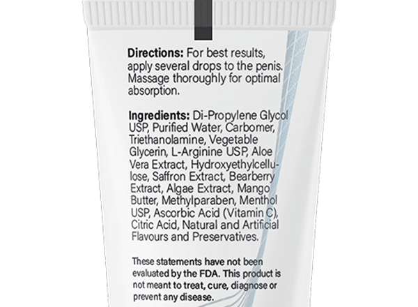 Erectin Gel Ingredients