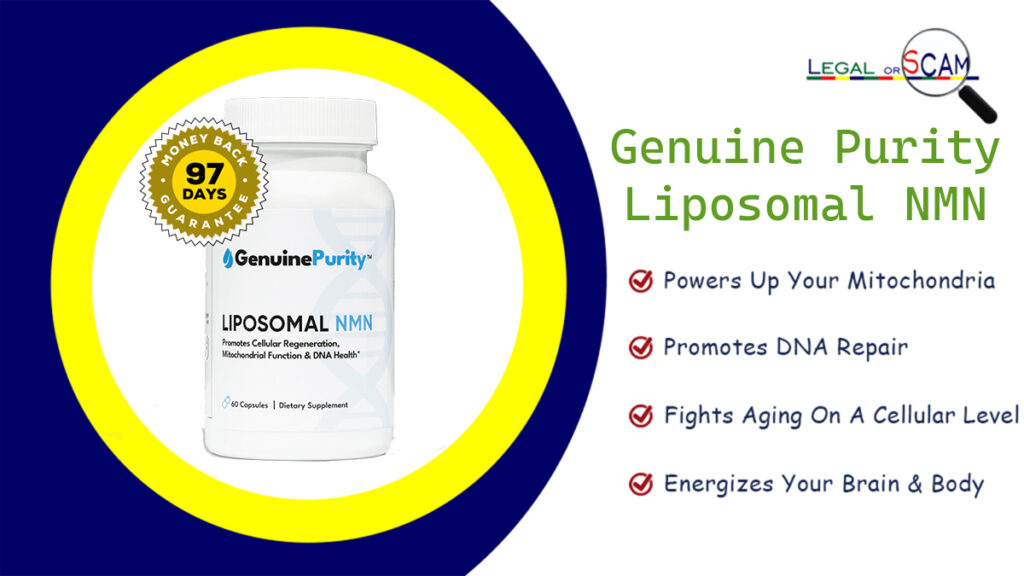 Genuine Purity Liposomal NMN Legal Or Scam Review
