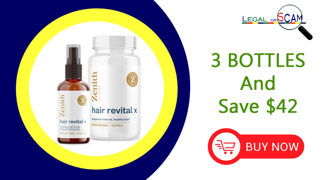 Buy Zenith Labs Hair Revital X Online