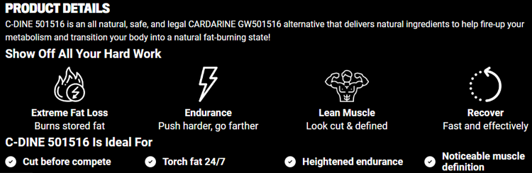 CrazyBulk C-Dine 501516 Product Details